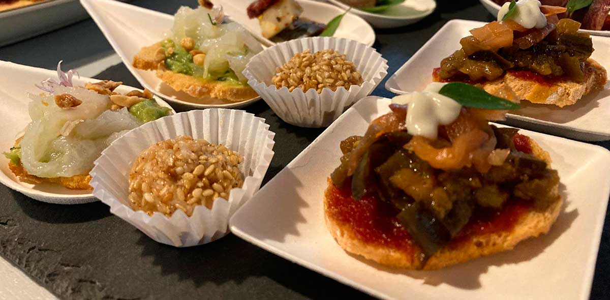 Variado de aperitivos