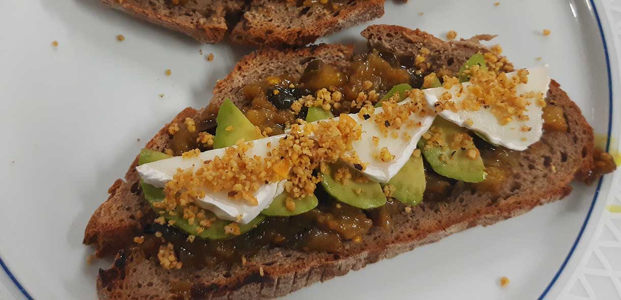Tosta de aguacate